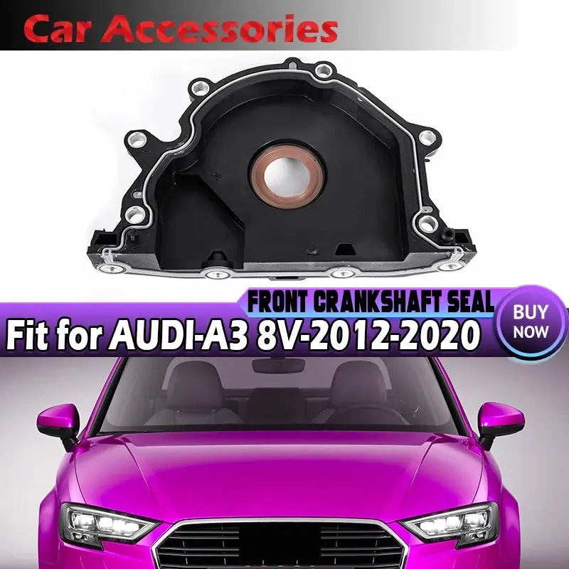 Black Crankshaft Oil Seal for Audi A3 8V VW Golf 7 VII Seat Leon 04L103151A by InterCyprus Trading Ltd