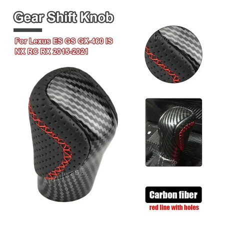 Automatic Gear Shift Knob PU Leather For Lexus ES IS GS RX RC GX460 by InterCyprus Trading Ltd