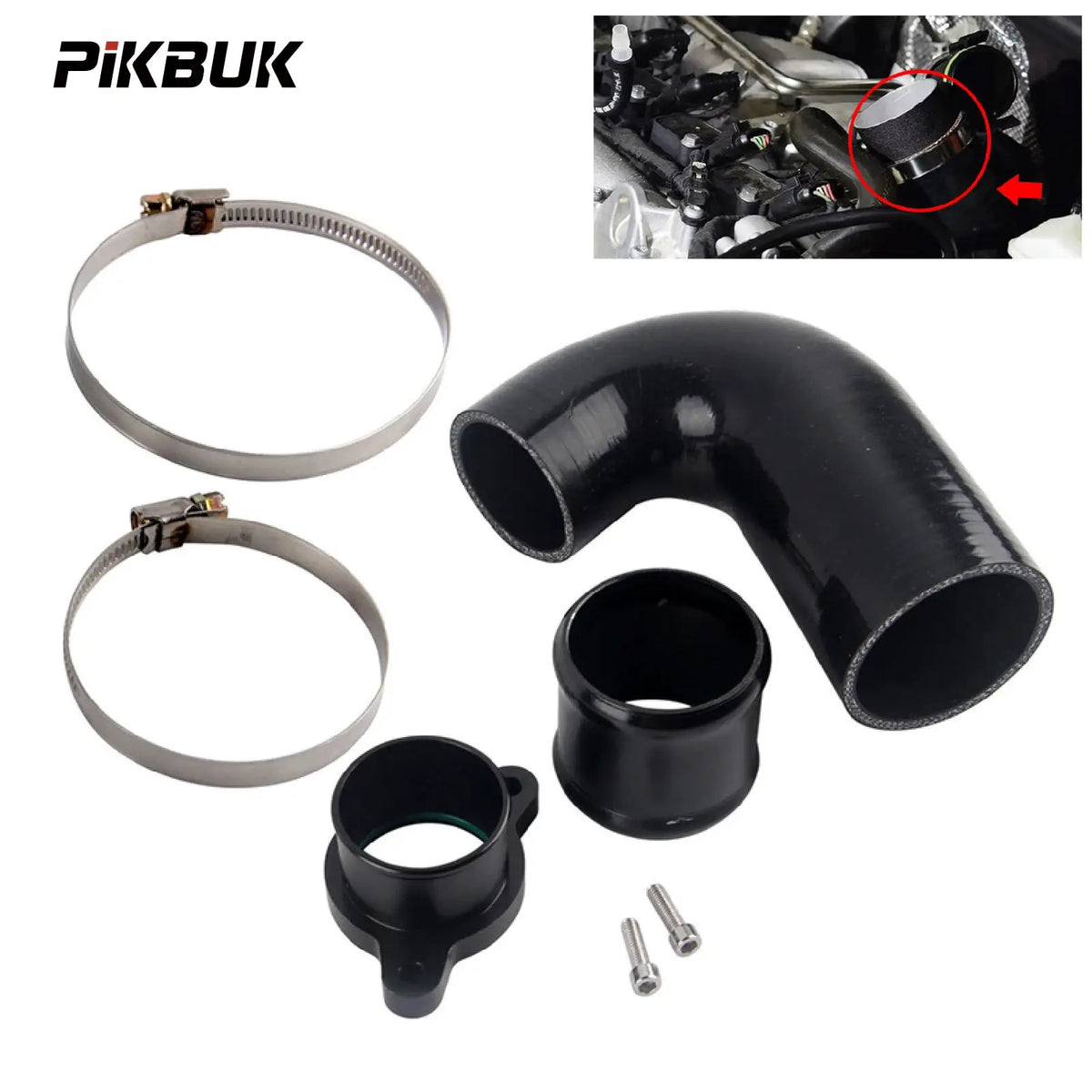 PIKBUK Turbo Intake Pipe For Golf MK7 Leon MK3 Octavia 1.2/1.4 TSI TFSI A3 EA211 by InterCyprus Trading Ltd