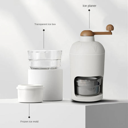 Manual Ice Crusher Machine for Smoothies &amp; More