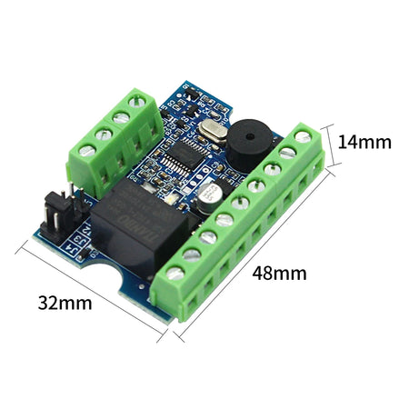 12V Access Control Mini Relay &ndash; Wiegand RFID Card Reader
