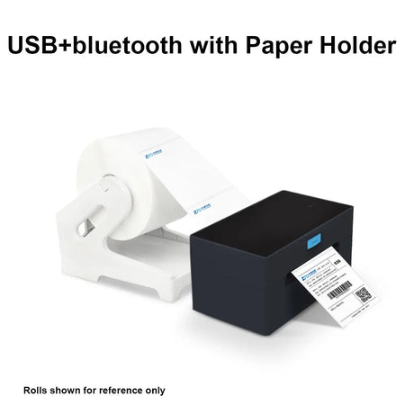 High Speed Label Printer &ndash; USB Bluetooth Thermal Printing BT with bracket / US Plug