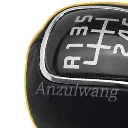Perilla de cambio de marcha manual de cuero de 6 velocidades para Hyundai Creta Kia Forte