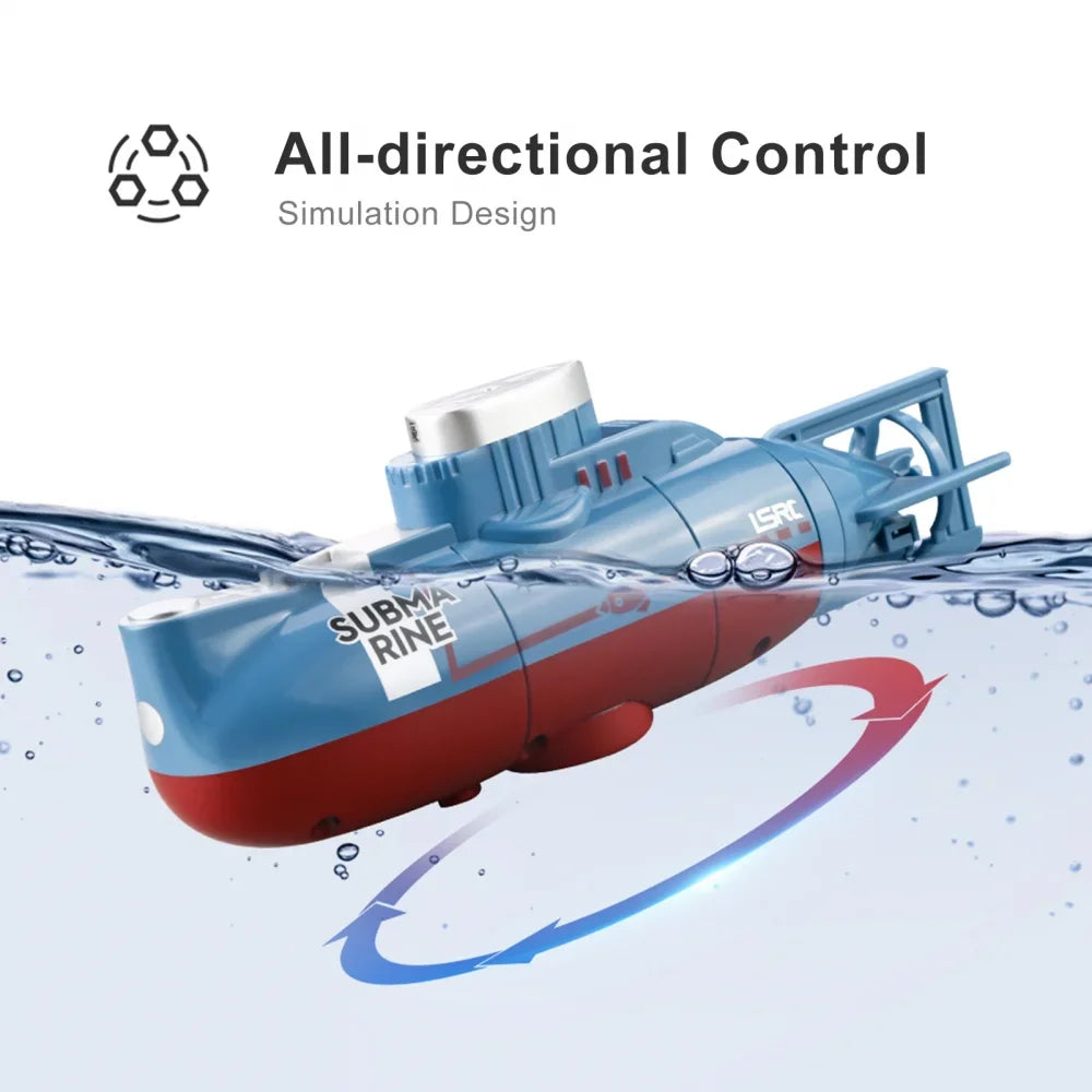 LSRC 6CH Mini RC Submarine &ndash; High Speed Waterproof LED