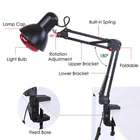 Massage Heating Lamp &ndash; Relieves Shoulder Neck Discomfort