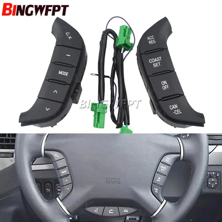 Multifunction Steering Wheel Switch Audio Radio Control 84250-PJL for Mitsubishi Pajero Audio Button by InterCyprus Trading Ltd