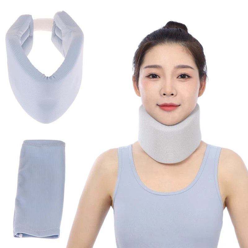 Adjustable Foam Cervical Collar For Neck Pain Relief Travel