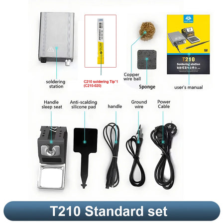 OSS T210 Precision Solder Station &ndash; 2S Rapid Warming T210 Standard set / US plug