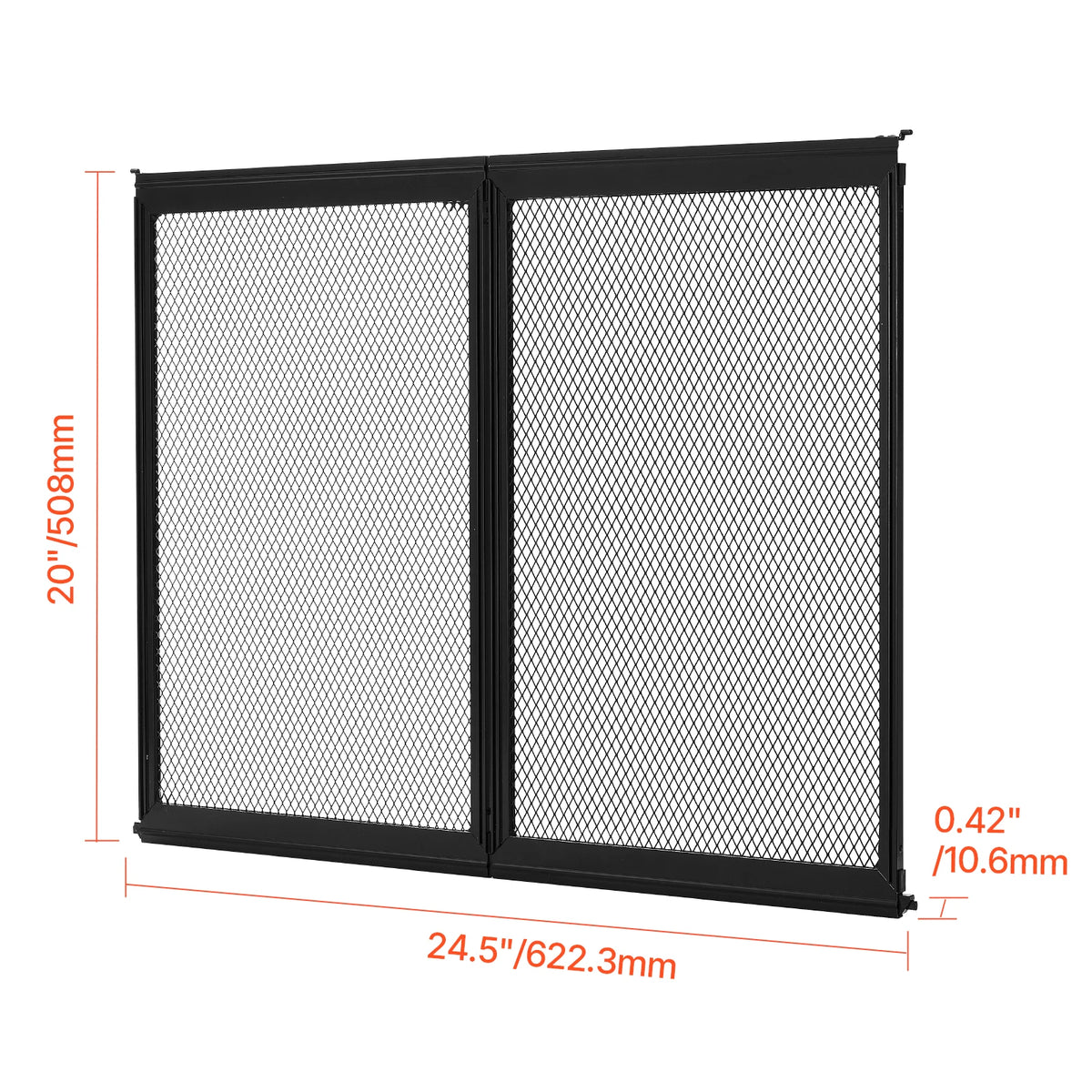 SucceBuy RV Entry Screen Door Protector &ndash; Breathable Mesh W24.5in H20in / United States