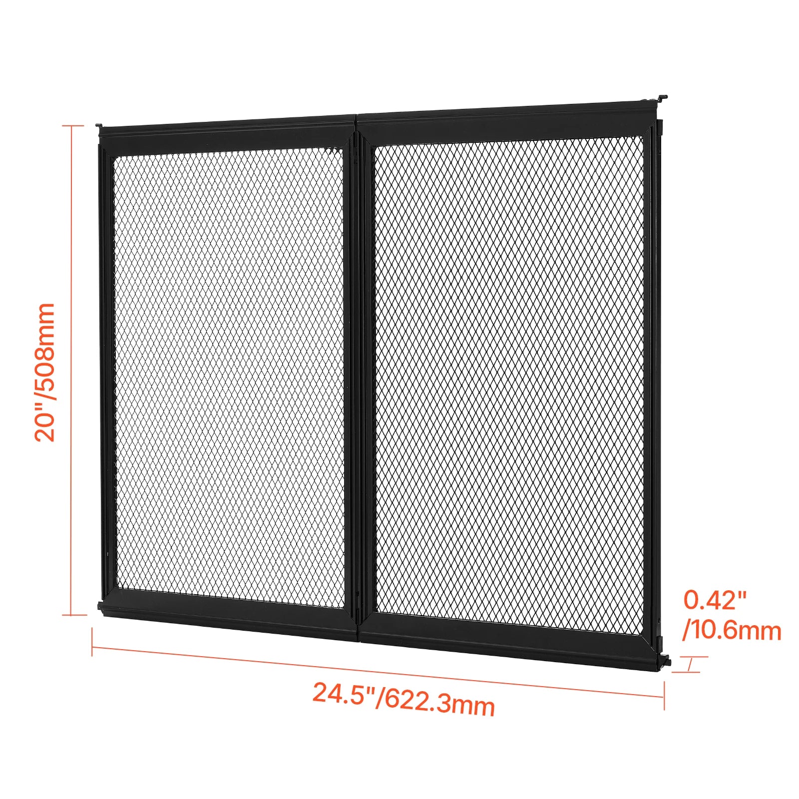 SucceBuy RV Entry Screen Door Protector &ndash; Breathable Mesh W24.5in H20in / United States