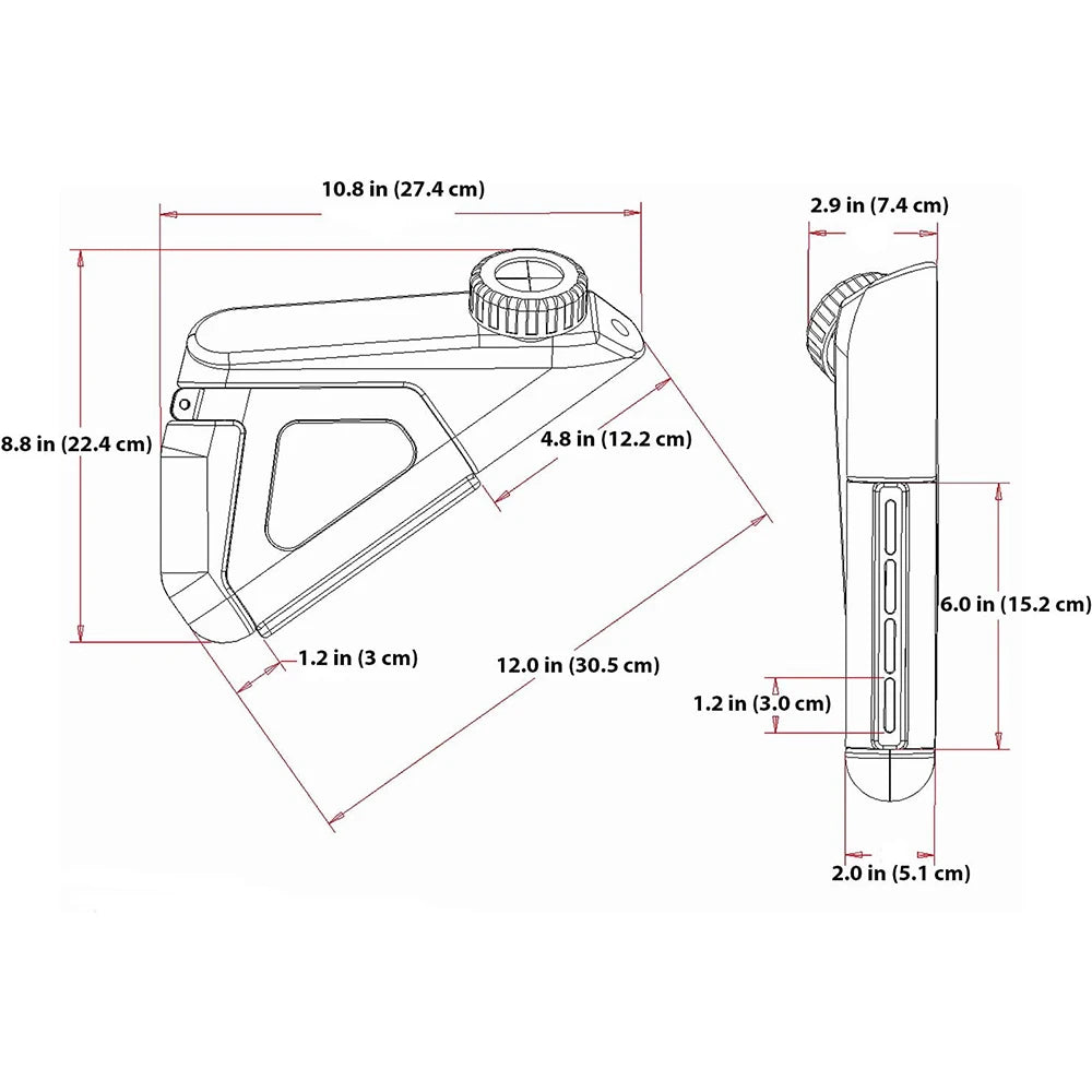 F1 Bicycle Water Bottle &ndash; Hands-Free Frame Mounted Hydration System