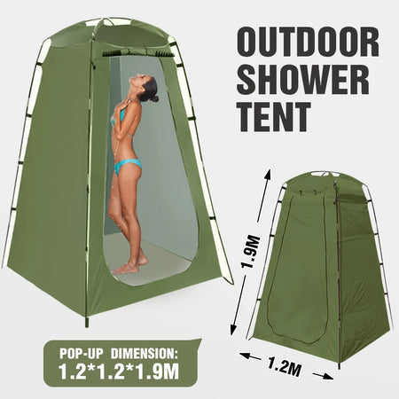 Westtune Portable Waterproof Privacy Shower Tent for Camping and Outdoor Use