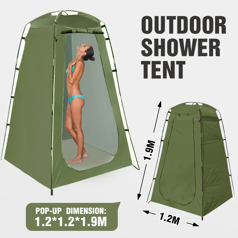 Westtune Portable Waterproof Privacy Shower Tent for Camping and Outdoor Use