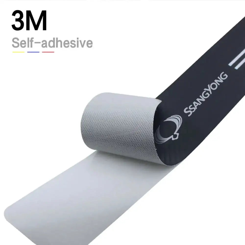 Carbon Fibre Car Trunk Bumper Guard Sticker For Ssangyong