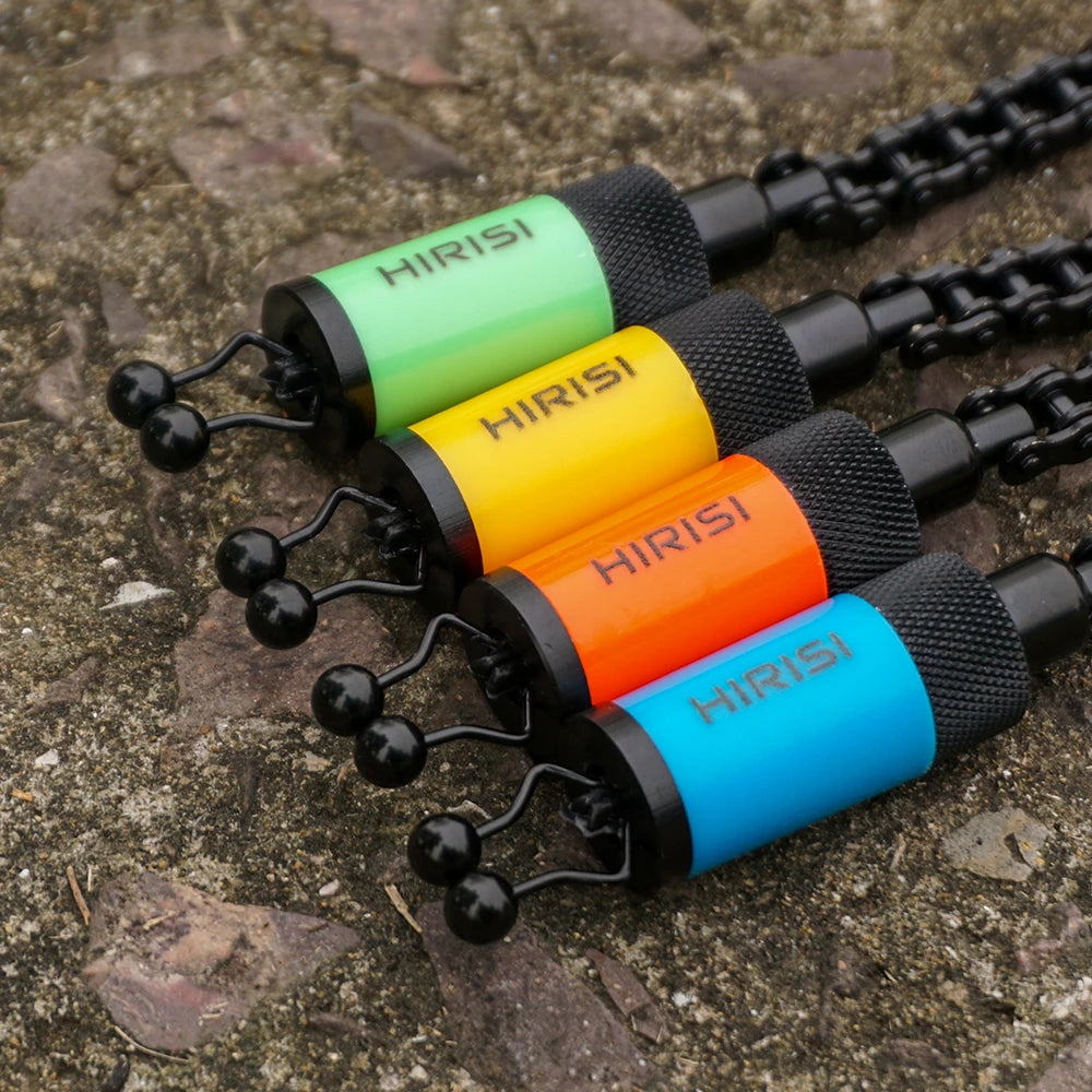Hirisi Tackle Carp Fishing Swingers 4pcs LED Light 2.5mm Plug With Box Fishing Bite Alarm Fishing Accessories