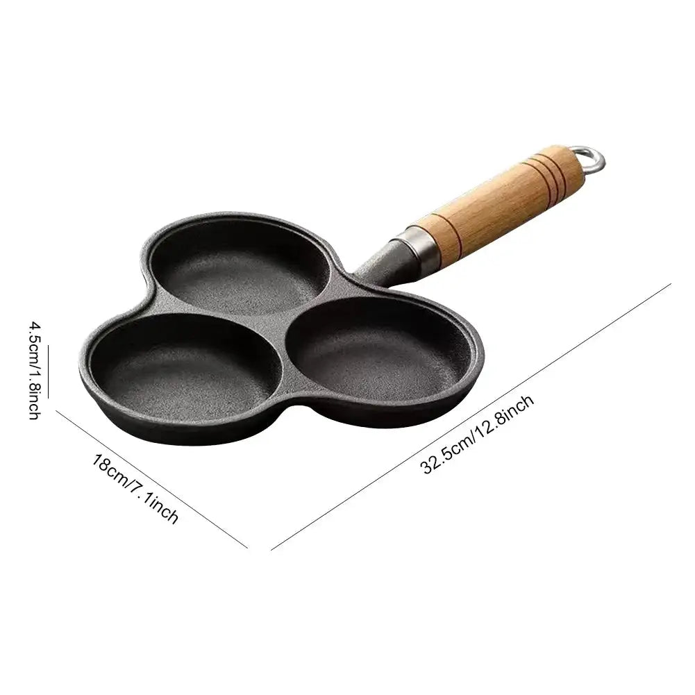 Alloet 4 To 7 Cup Breakfast Egg Pan Nonstick Pancake Pan