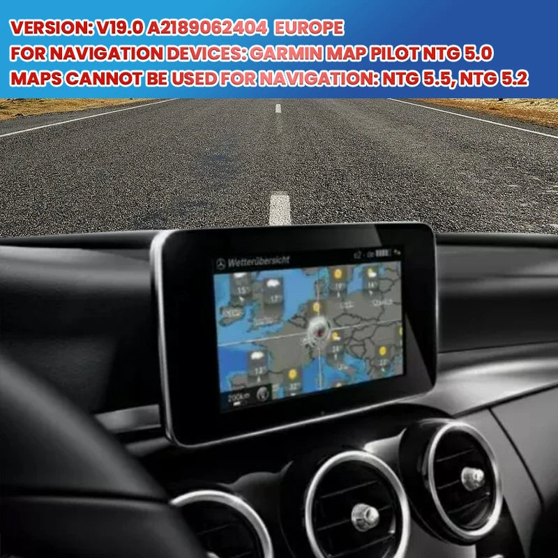 Mercedes Garmin SD Card V19 &ndash; Upgraded GPS Navigation Maps