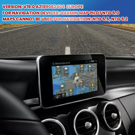 Mercedes Garmin SD Card V19 &ndash; Upgraded GPS Navigation Maps
