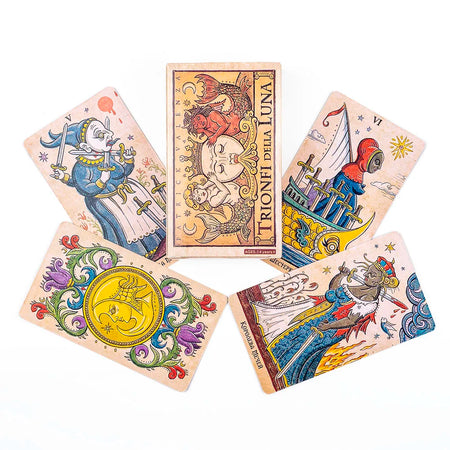 Trionfi Della Luna Tarot Cards &ndash; 81 Card Divination Deck TK108K