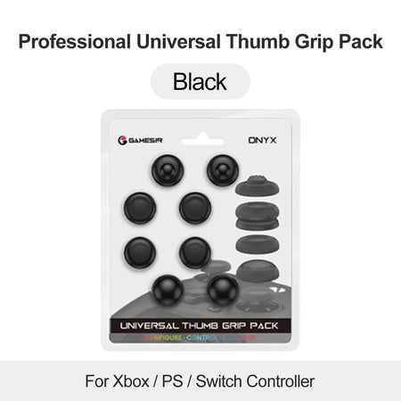 GameSir Thumb Grips AC 12 &ndash; Anti-Slip Easy Install, Durable Black