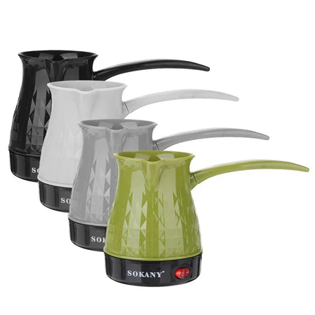 HAOYUNMA Electric 500W Stainless Steel 500ml Mocha Pot