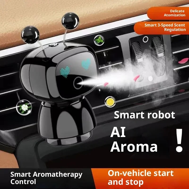 Smart Aromatherapy Robot Humidifier With Fragrance Sprayer And Air Purifier