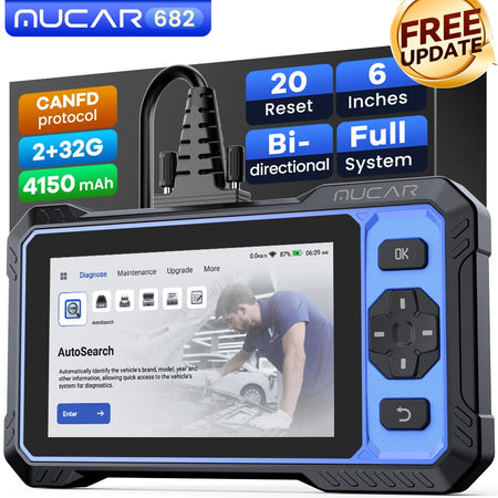 Thinkcar Mucar 682 - Bidirectional ECU Coding 20 Resets MUCAR 682 / Mexico