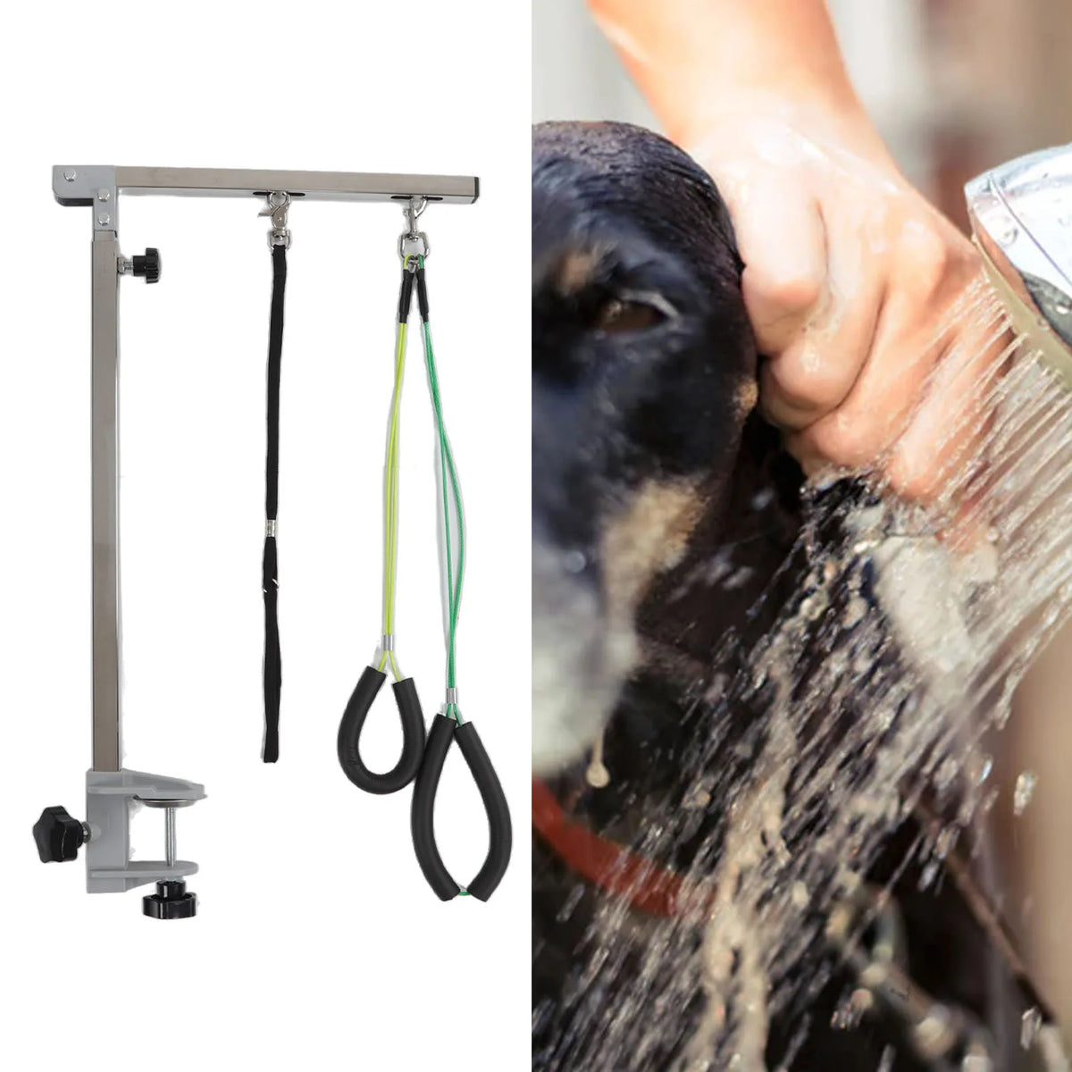Pet Grooming Arm With Clamp &ndash; Height Adjustable 35in Noose