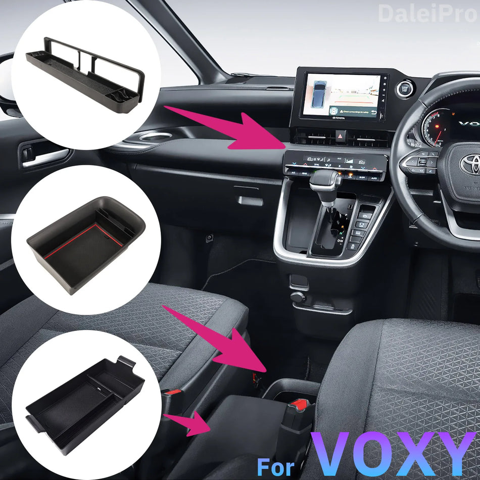 Тойота Вокси Ноа Централна Конзола Съхранение Кутия Подлакътник Тава