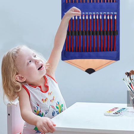Pencil Pocket Chart Dispenser Organizer &ndash; Wall Mount Ready Default Title