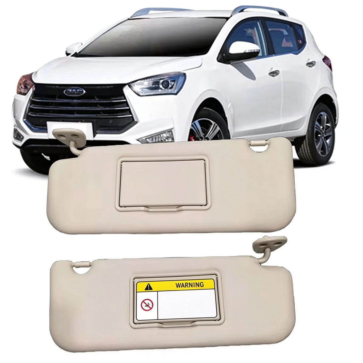 Foldable Car Sun Visor for JAC S2 JS2 T40 Interior Parts by InterCyprus Trading Ltd