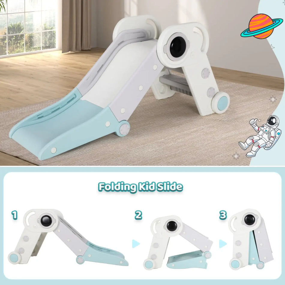 Dvojitá skluzavka pro děti na hraní do vnitřních i venkovních prostor