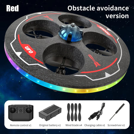 Hywiwine RC Drone with Camera &ndash; Intelligent Obstacle Avoidance RED OB