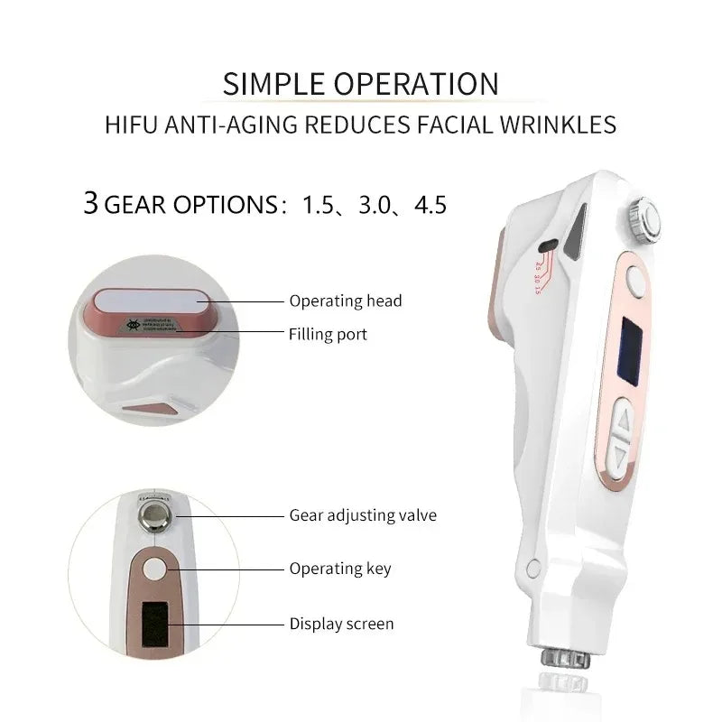 Mini Hifu Facial Rejuvenation Device &ndash; Ultra-Portable