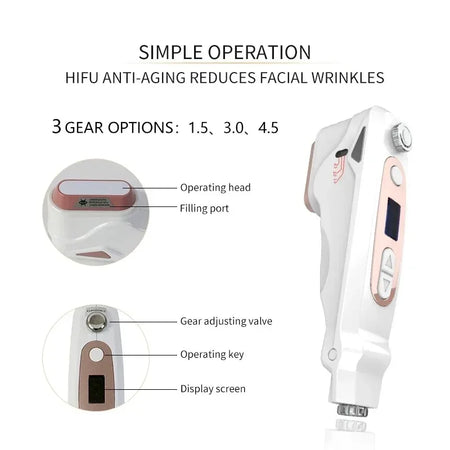 Mini Hifu Facial Rejuvenation Device &ndash; Ultra-Portable