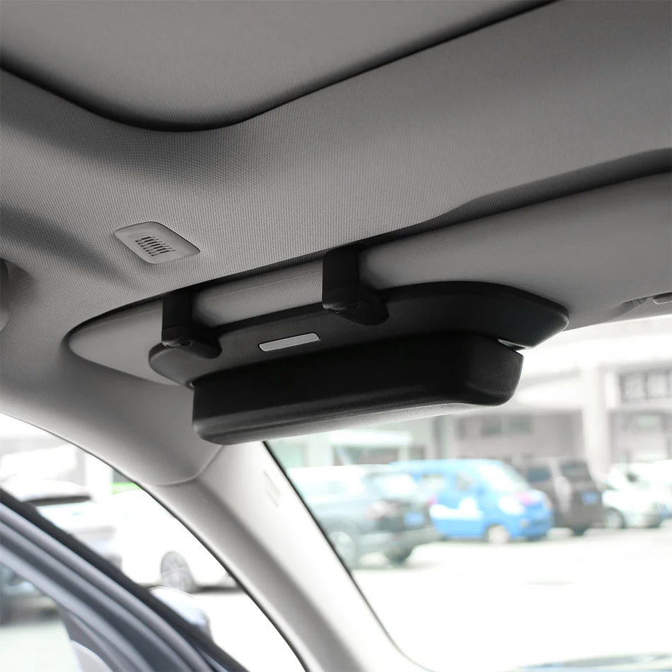 Buy Car Glasses Box Sunshade Storage Bag Auto Sunglasses Holder Box Interior Sun Visor Clip Glasses Card Case Support Auto Accessory At Affordable Prices - Free Shipping, Real Reviews With Photos