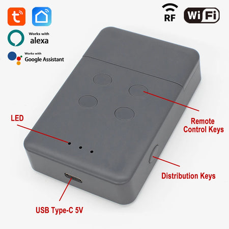 Buy Hormann 868MHz Tuya WiFi Garage Door Remote - Smart Control