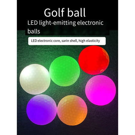 Durable Luminous Golf LED Balls &ndash; Long Lasting Glow for Night Practice