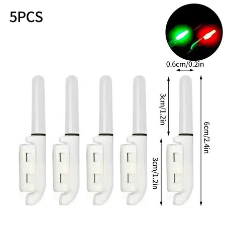 5Pcs Electronic Fishing Light Bite Alarm Rod Bell USB Charge s2 Two-color flash