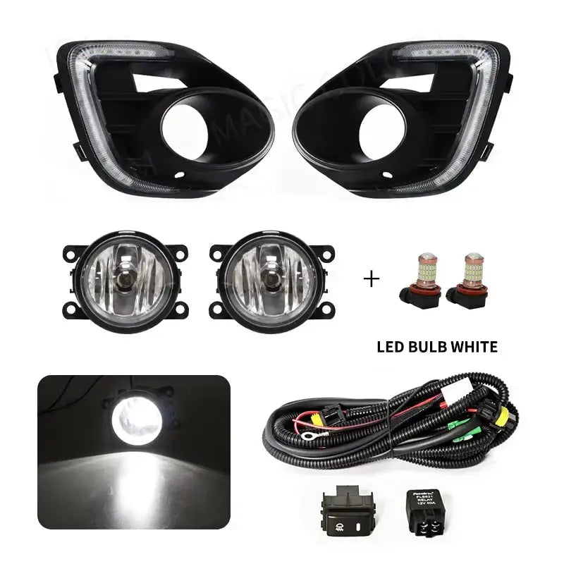 DRL For Mitsubishi Lancer 2015 2016 2017 LED Daytime Running Light Turn Signal Daylight Waterproof Fog Head Lamp Car Accessories by InterCyprus Trading Ltd