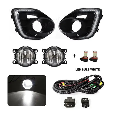 DRL For Mitsubishi Lancer 2015 2016 2017 LED Daytime Running Light Turn Signal Daylight Waterproof Fog Head Lamp Car Accessories by InterCyprus Trading Ltd