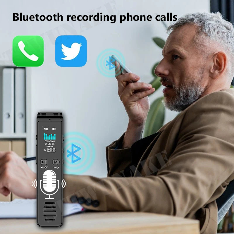 STTWUNAKE HB2N Voice Recorder - Ultra Clear 1536Kbps Audio