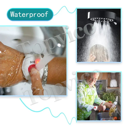 TP-309DR-2 Panic Button Bracelet - 433MHz SOS Alarm