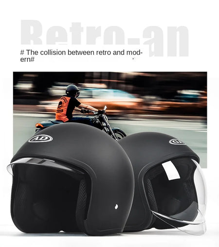 GB Certified Universal Open-Face Electric Vehicle Helmet for All Seasons