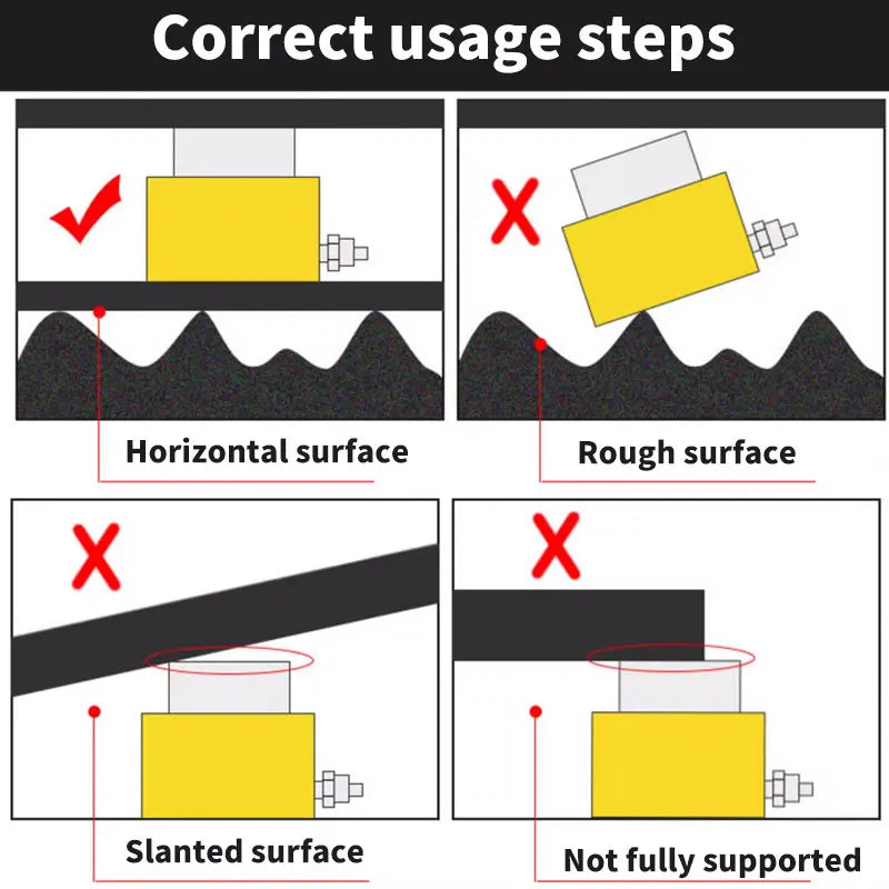 Ultra-Thin Portable Hydraulic Jack Split Booster &ndash; Slim High Capacity 30 Ton Lifting