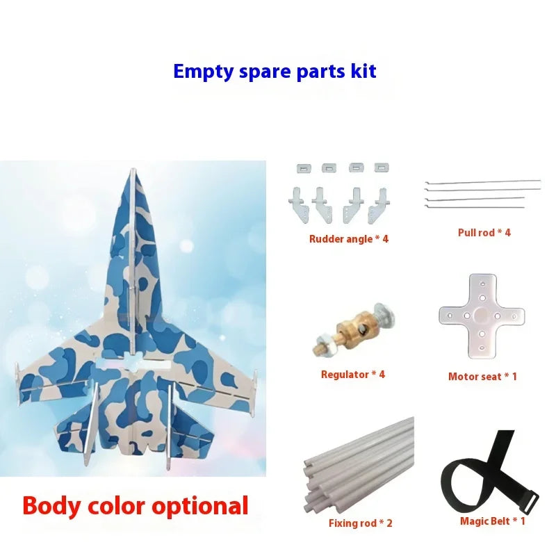 EVYVKVC Mini SU27 Remote Control Airplane - Crash Resistant Glider for All Ages KIT 2