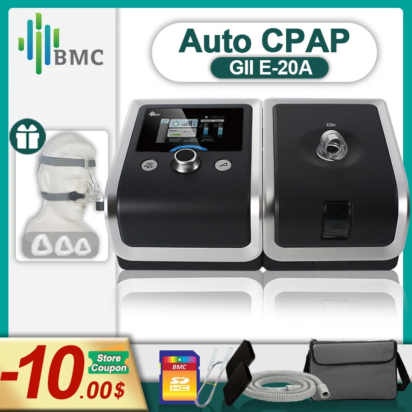 Συσκευή Auto CPAP για Υπνο apnea με Μάσκα Ρινική Πλήρους Μεγέθους