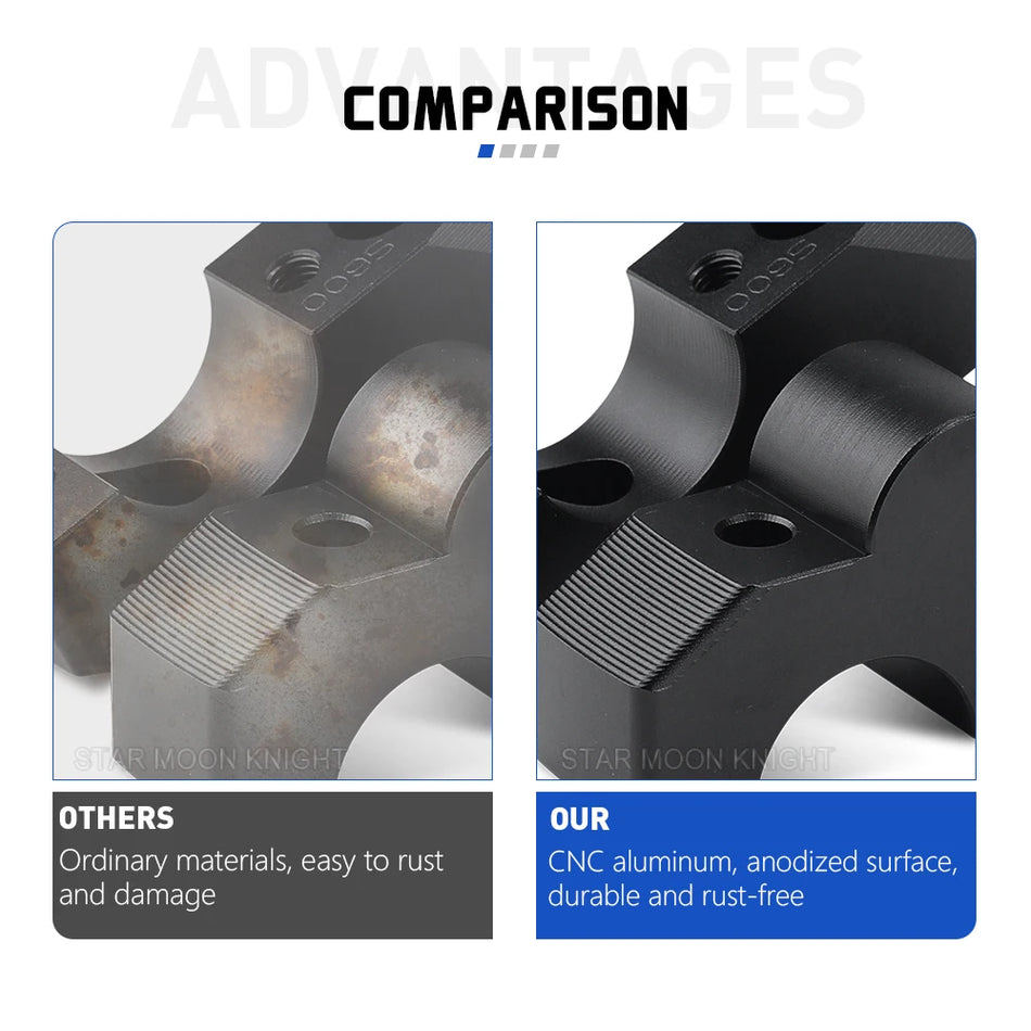 QJMOTOR SRV250AMT SRV350VS SRV600V Nosilec krmila iz CNC aluminija, dvigalo za motocikle