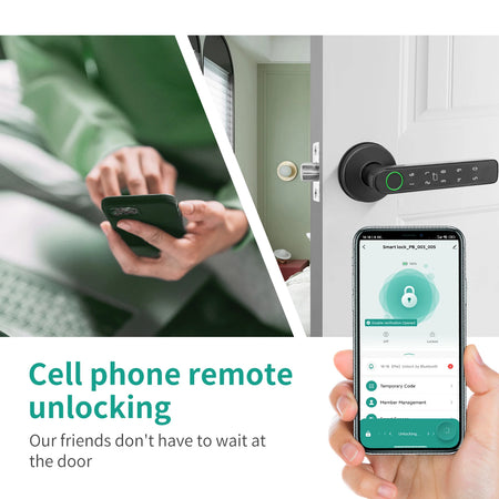 Tuya Smart Door Lock Handle