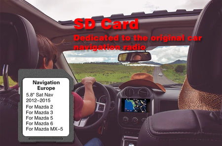 Mazda 3 2012-2015 SD Card Nav AVN1 &ndash; Europe Britain Maps